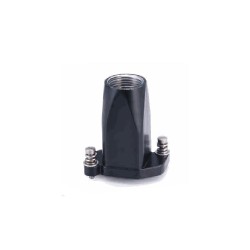 Capot 3A, Alliage de zinc moulé, acier inoxydable, IP68/IP69K, Sortie verticale, M20